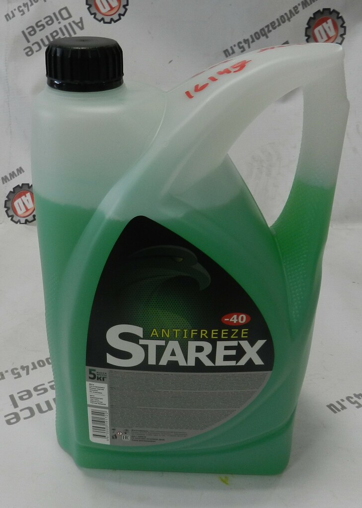 Антифриз Starex Green зеленый G11 5 кг. нов. 700616