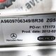 Полка спальника верхняя в сборе с матрасом б/у A9609706349 для Mercedes-Benz (Мерседес) MB - 3