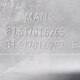 Накладка  комбинации приборов верхняя  б/у 81617016265 для MAN (Ман) - 2
