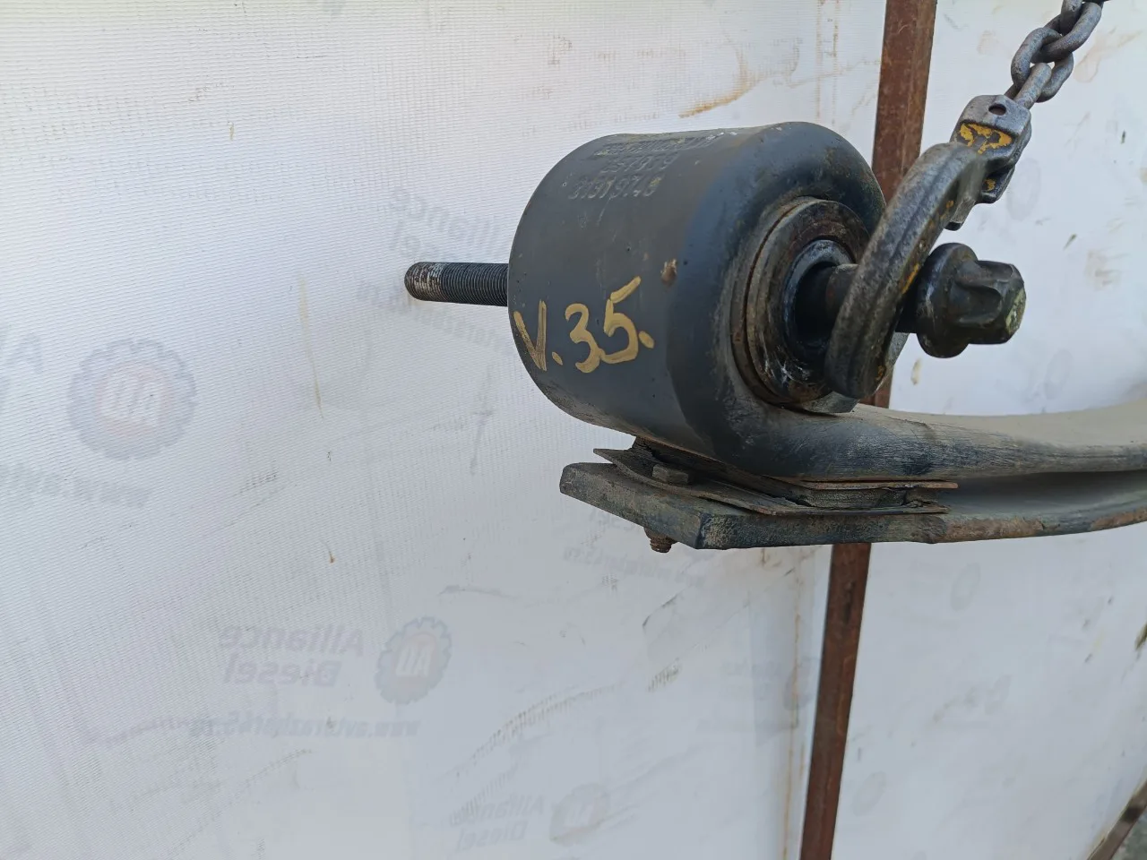 Рессора в сборе 2х листовая б/у 7421319747 / 21319747 / 257939 / 21319746 для Renault (Рено) - 1
