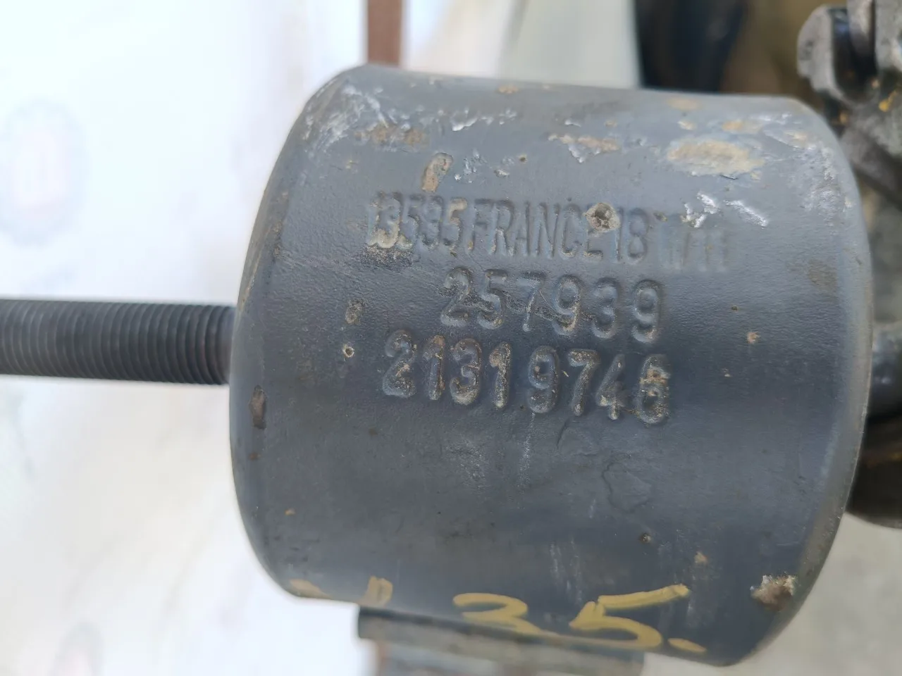 Рессора в сборе 2х листовая б/у 7421319747 / 21319747 / 257939 / 21319746 для Renault (Рено) - 4