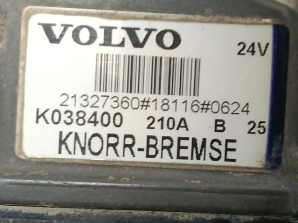 Кран ABS  б/у K038400 / 21327360 для Volvo (Вольво) KNORR - 1