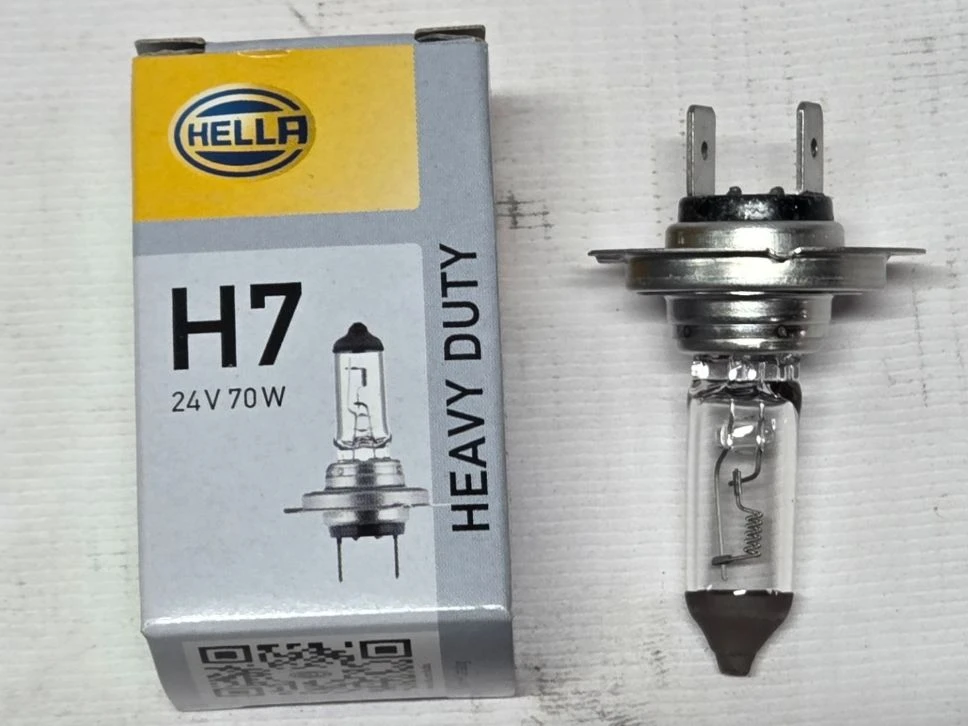лампа H7 24V 70W PX26d галогенная  нов. \   Лампа H7 24V-70W оригинал  (Восход ТД (ВСХ 11/25))
